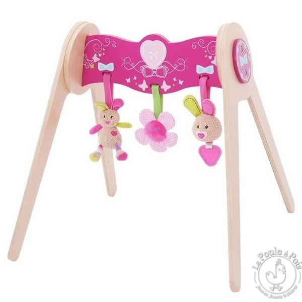 Portique D Activites En Bois Rose Bigjigs La Poule A Pois Portique D Activites En Bois Rose Bigjigs La Poule A Pois