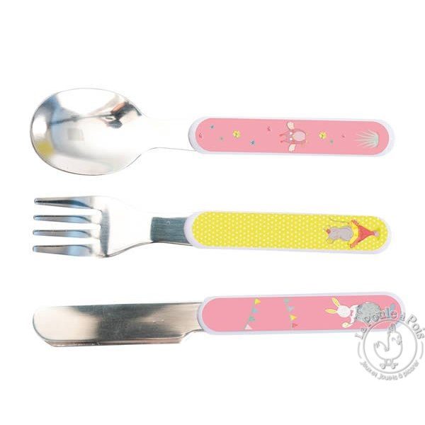 Set De 3 Couverts Mademoiselle Et Ribambelle Moulin Roty La Poule A Pois Set De 3 Couverts Mademoiselle Et Ribambelle Moulin Roty La Poule A Pois